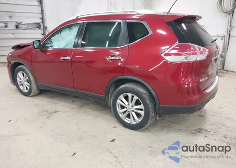 2016 Nissan Rogue Sv z USA, uszkodzony, nr VIN KNMAT2MVXGP692654